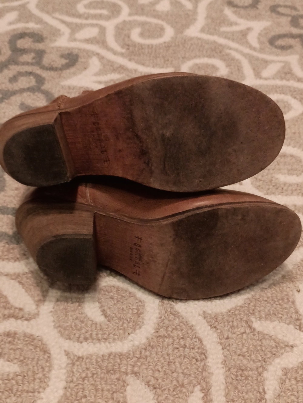 Corral Leather Ankle Booties with Side Buckle Detail - Picture 5 of 7